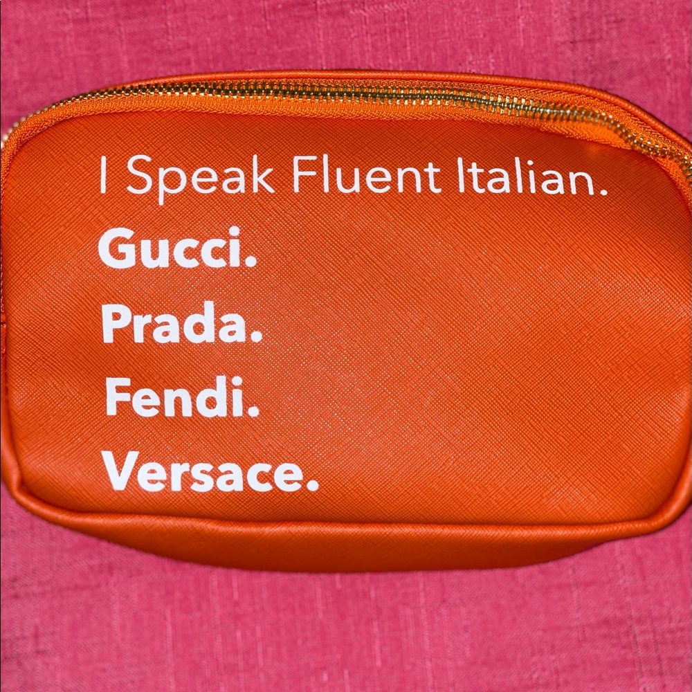 Orange Fanny Pack